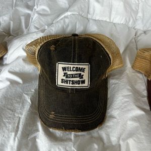 Welcome to the Shit Show snap back hat.